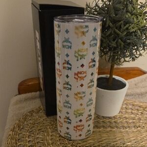 NWT MCM Logo 20 Oz Colorful Tumbler Will  Be Your Favorite Drink Holder 💖